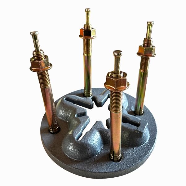 KATOOL Lot 2 Auto Body Floor Anchor Pot Set DIY 10 Ton Hold Chain Slots In Ground Slot (2)