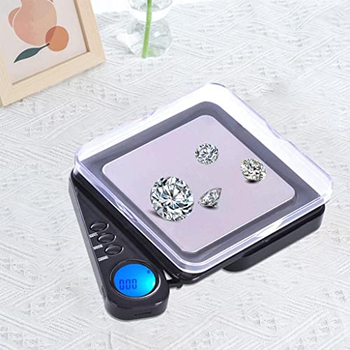 Báscula portátil digital misppro 500g para joyería miniatura 3