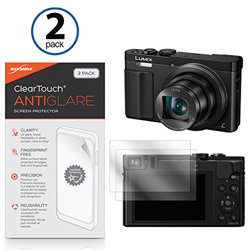 Protector de pantalla Panasonic Lumix DMC-ZS50 película mate BoxWave 2-Pack 2