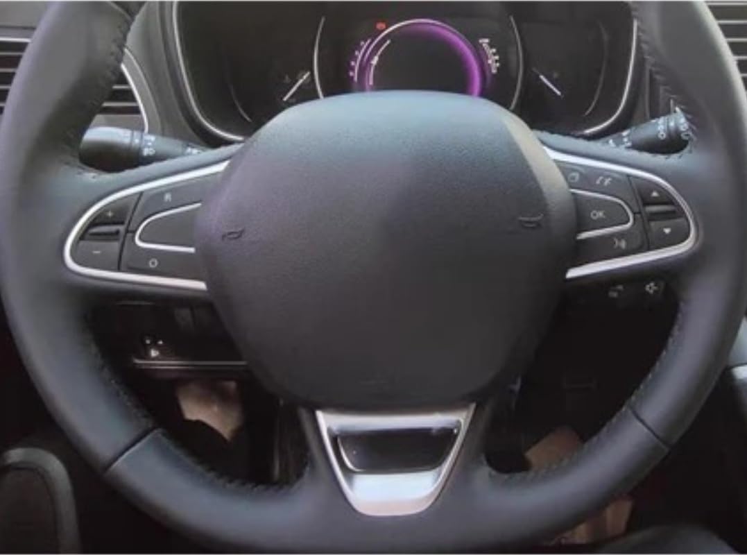 IBNA Volante da Corsa per R&enault per Koleos per Kadjar 2016-2023 Interruttore Pulsante Multifunzionale Controllo Volante Dell'auto(1 Paio)