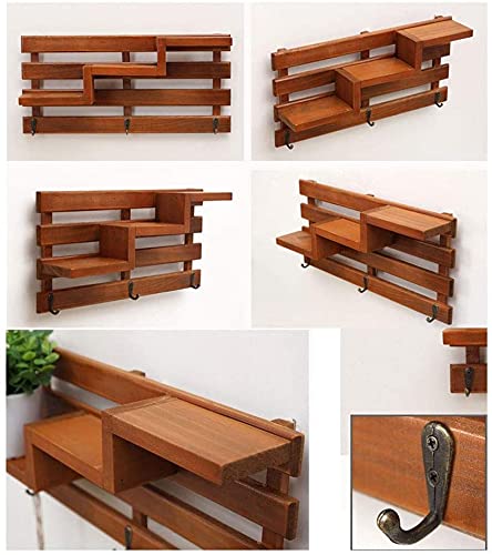 Étagère murale étagère à trois couches meuble rétro