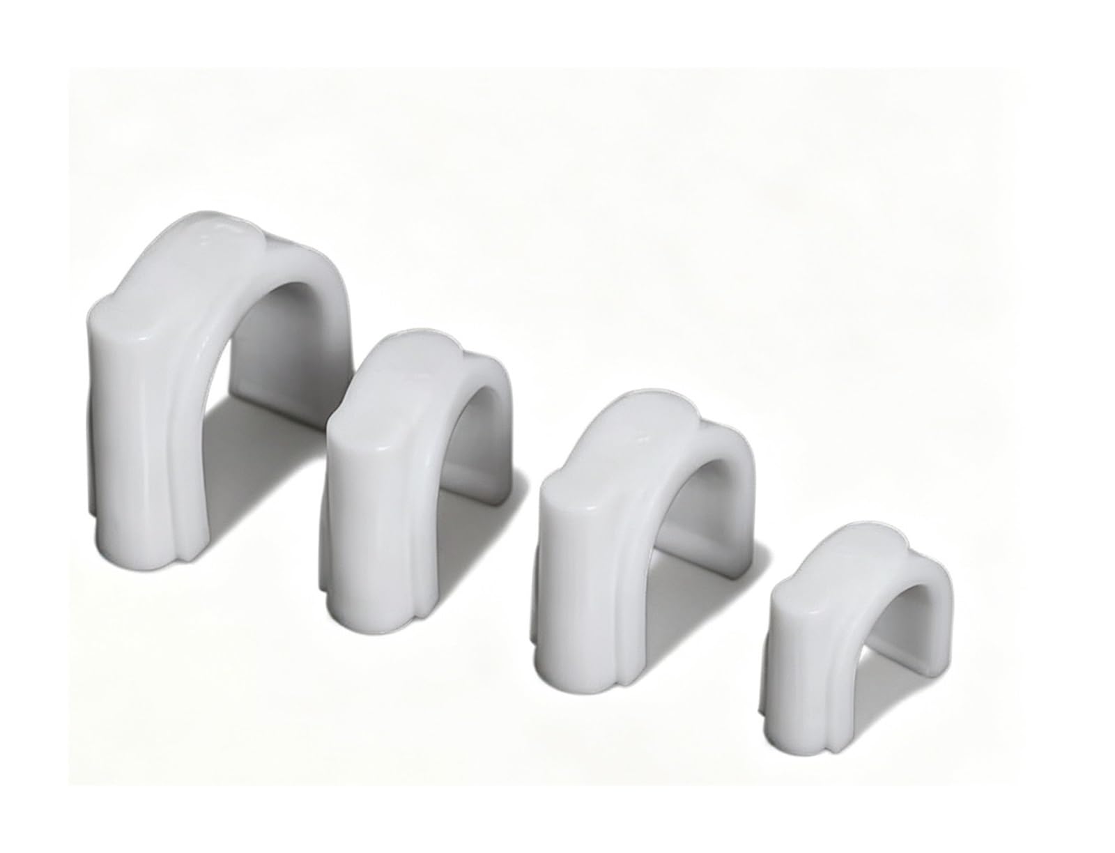 Dpnentv 100Pcs 6Mm Cable Clips Round Wire Pipe Wall Fix Buckle Management Clamps
