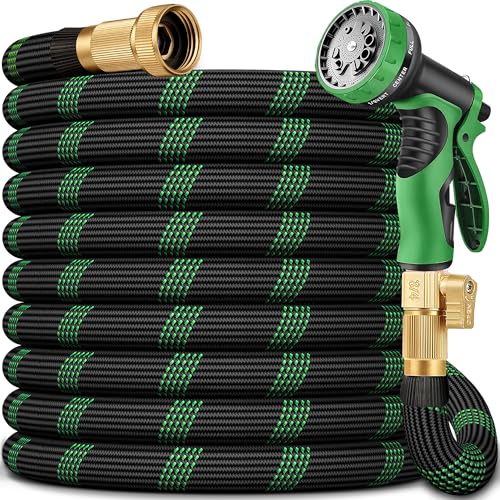 150 FT Non-Expanding Garden Hose, 2026 New Upgrated Non-Expandable Garden Water Hose - Ultra-Light & Flexible Burst-Resistant, Kink-Free Garden Hoses, All-Weather Use for Lawns, Gardens,Outdoor