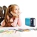 AFMAT Colored Pencil Sharpener, Electric Pencil Sharpener for Colored Pencils(6-8mm), Fast Sharpen with Adapter, 3 Settings, Portable Pencil Sharpener for Kids, Battery Operated Pencil Sharpener