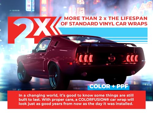Image of ColorFusion PPF by VViViD, Gloss Dark Star Ruby Magenta Dry Apply PPF Vinyl Car Wrap Roll 6ft x 5ft