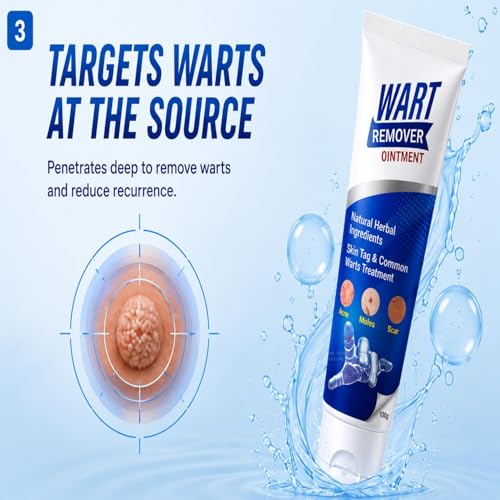 Image of Wart Remover Ointment, wart removal cream for face Wart Removal | Massa Remover Ointment For Skin | Skin Tag Remover Cream | wart remover ointment cream | 100Gm Pack of 1