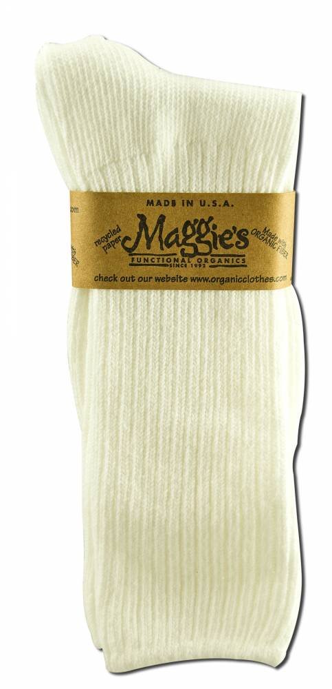 Maggie'sOrganic Cotton Crew Socks - 1 Pair Unisex