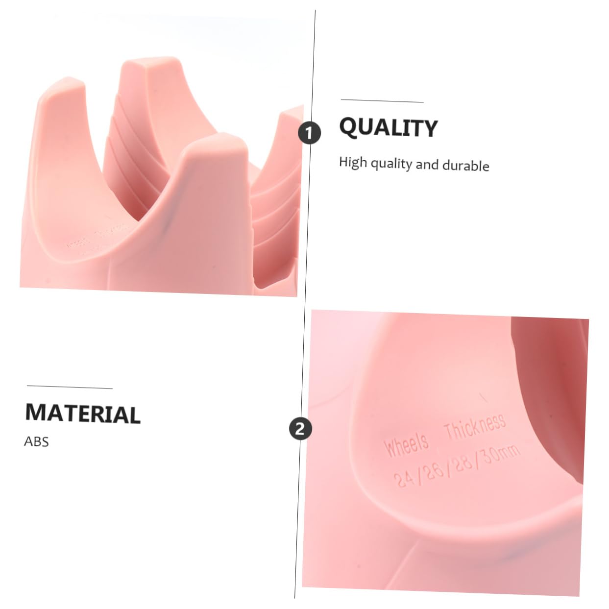 Soporte para Scooter de Abs Resistente Fijación de Tornillos para Patinete en Piso o Jardín, Soporte Estable para Almacenamiento Seguro