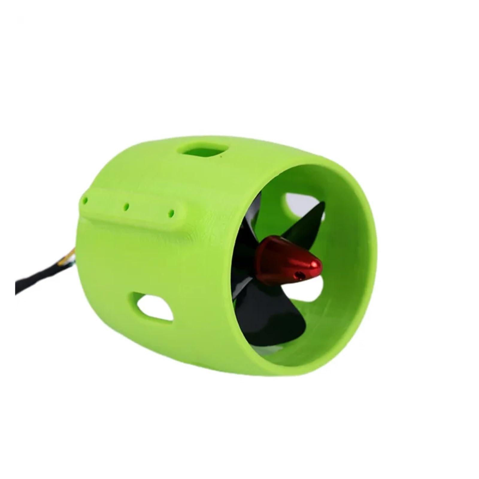 Motor de propulsión CC 12 V-24 V, 20 A, for Barco Submarino, 4 Palas, con hélices en Sentido horario y antihorario, for Robot señuelo RC, , etc(CW)