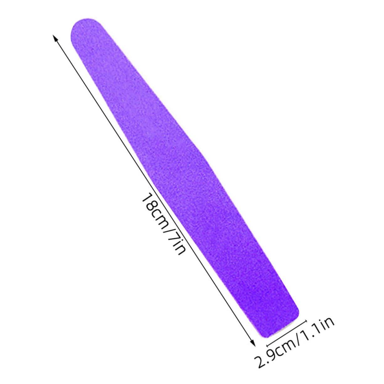 Healeved 10Pcs Rhombus Nail File Double Sided Sponge Buffer for Natural False Nails Safe Manicure Tool for Nail Art Polish Removal Random Colors