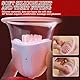 BDSMYOU Nippelsauger Brustmassagegeräte mit 6er 360° Drehbarer Weichen Bürstenköpfen Nippel Vibrator,10 Vibratoren Modi,Nippelklemmen Vakuumpumpe Brustpumpe Vibration,Klitoris Stimulator für Sie