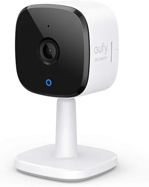 eufy Security Indoor Cam C120 | Plug-in Security Camera 3 MP | 2K with Wi-Fi | IP Camera | Voice Assistant Compatibility | Night Vision | Two-Way Audio | HomeBase 3 Compatible | Audio and Mo