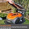 Flymo UltraLife 1200 Robotic Lawnmower – Automated Cutting, Cut-To-Edge Precision,Dual-Cutting, Smart Technology, Wireless Connectivity, Lush Green Lawn Finish, Perfect for medium to large sized lawns