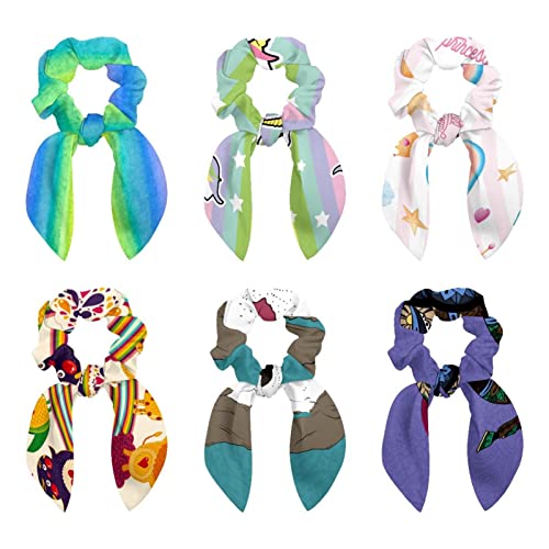 Chouchous pour cheveux avec ruban arc-en-ciel : l'accessoire idéal pour vos coiffures d'été