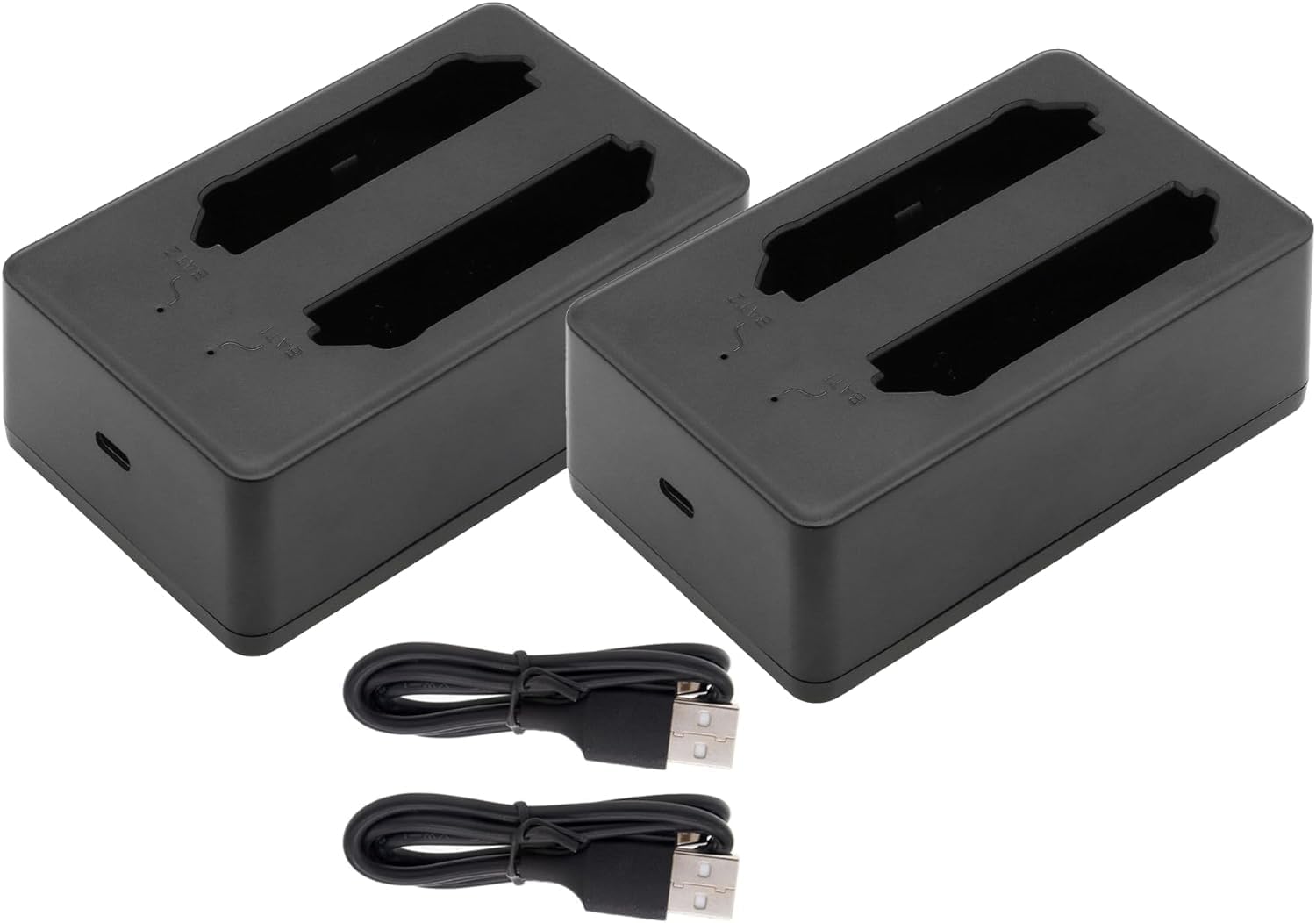 2-Pack Battery Charger for TC70 TC70x TC700 TC72 TC75 82-171249-01 BTRY-TC70X-46MA1-01 SAC-TC7X-4BTYC1 Scanner