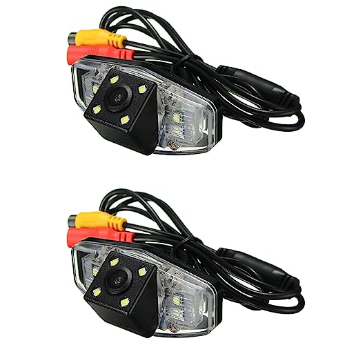Caméra de recul de voiture avec 4 LED pour Accord Pilot Fit Jazz 1998-2013