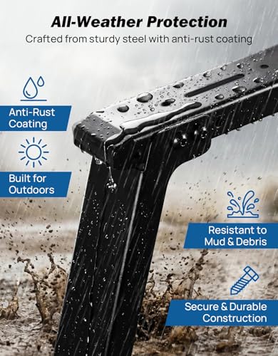 Image of JOYTUTUS Heavy Duty Width Extendable Truck Bed Ladder Rack, Fit for Mid-Size Wide Truck Bed, Rust-Resistant Overland Cargo Rack Compatible with Gladiator JT, Frontier, Canyon, Colorado, Ranger