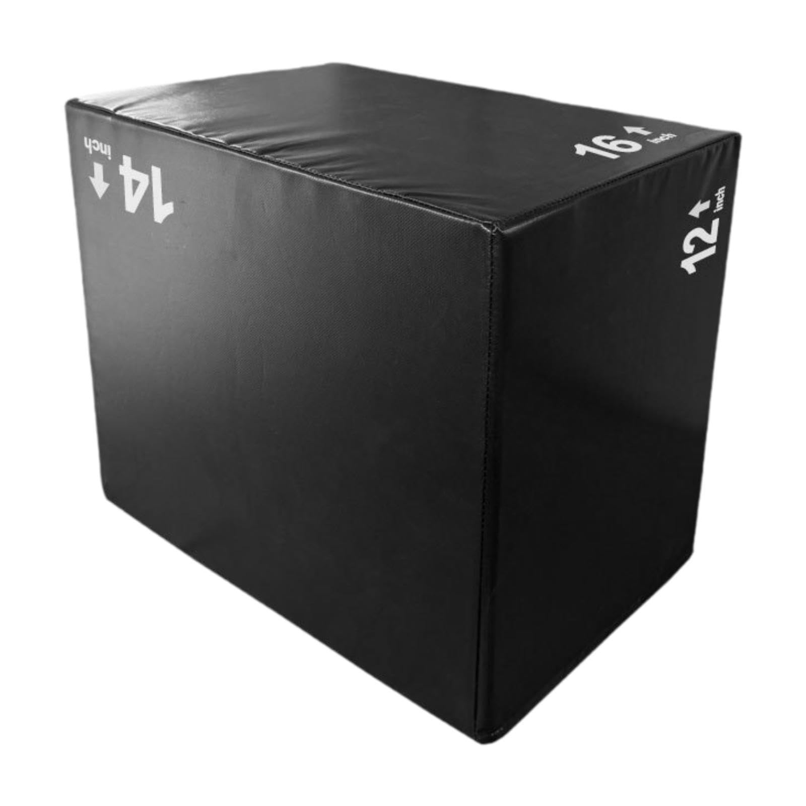 Plyo Box 60cm (24 inch) Sprungkasten für Krafttraining, Jumping Übungsbox aus stabilem Kunststoff für Fitnessstudio & Crossfit