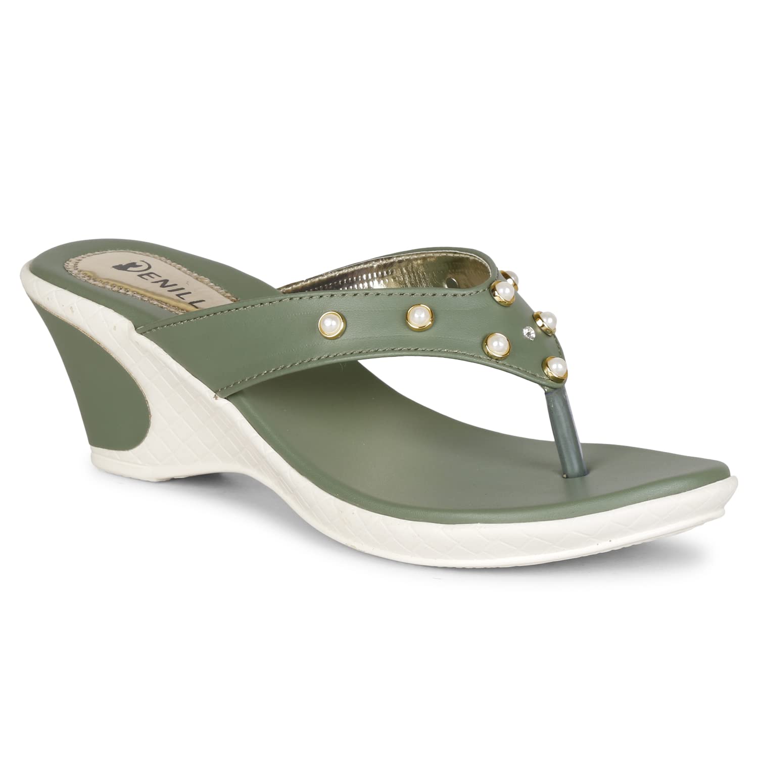 Denill Womens Comfortable Wedge Heel Fashion Sandal (Antique) UK-7 (B09Q8ZXWDM) Amazon Price History, Amazon Price Tracker