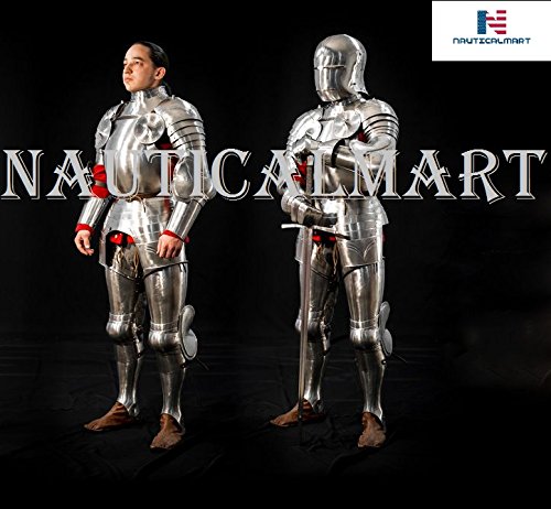 NauticalMart Medieval Knight Wearable Full Suit of Armor Collectible Armour Costume