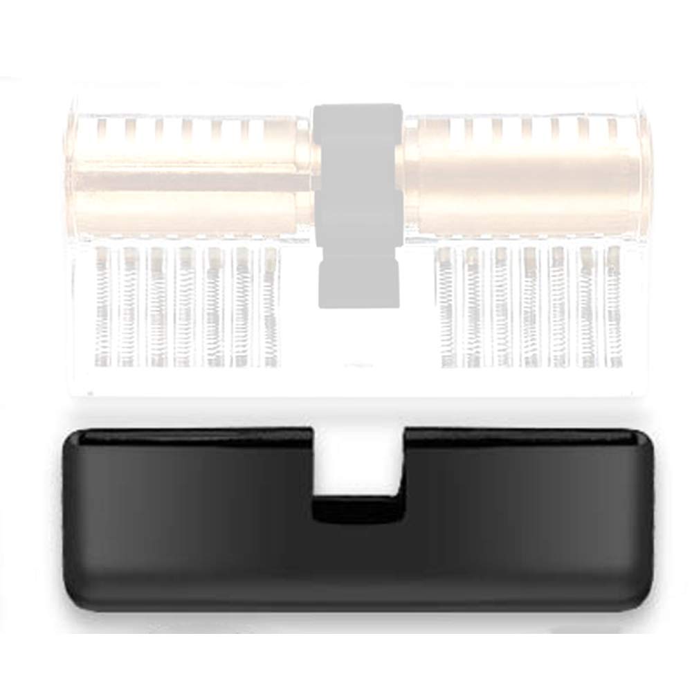 Loboo Idea Black Holster for AB KABA Practice Lock, Practice Padlock Silicone Case for Beginner and Pro Locksmiths, Black Lock Cover Allows us to Practice Closed Eyes and Opening The Lock