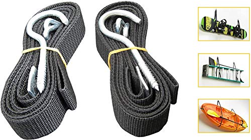 image for DrSportsUSA Single Kayak Wall Hanger Storage Strap Garage Canoe Hoists