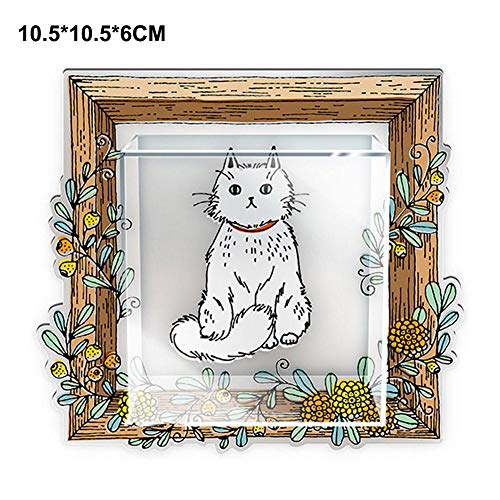 Boîte de rangement murale acrylique et étagère support maison