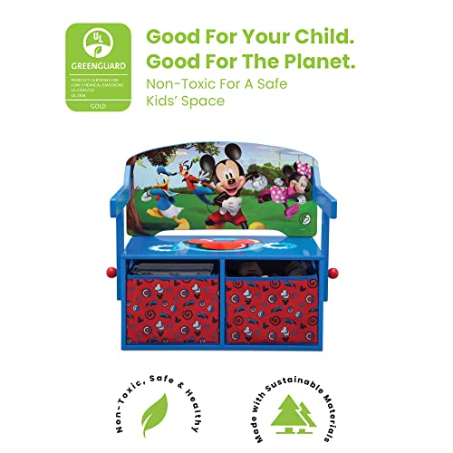 Delta Children Kids Convertible Activity Bench - Greenguard Gold Certified, Disney Mickey Mouse - image 4