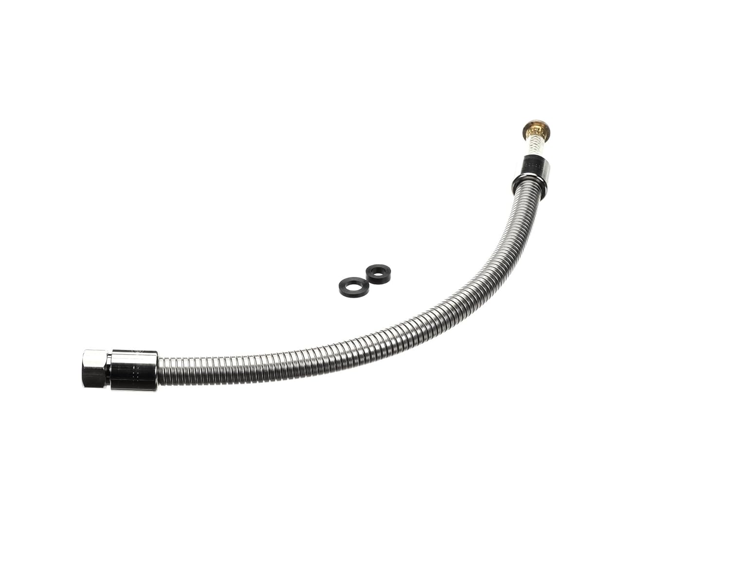 T&S Brass B-0024-H2A Flexible Stainless Steel Hose with Less Handle