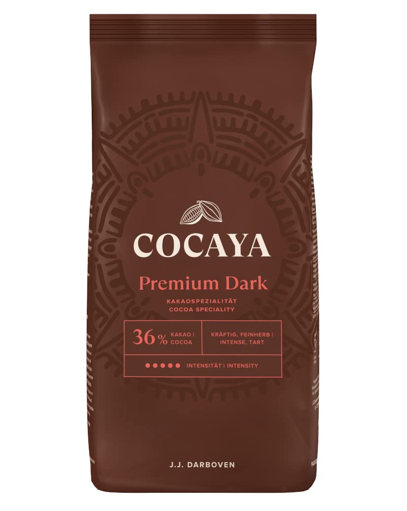 Trinkschokolade PREMIUM DARK mit 36% Kakao von Cocaya, 10x1000g