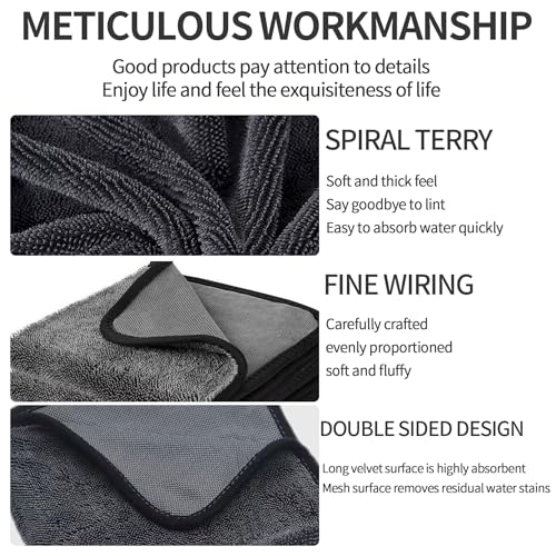 Shiny Wipes Towel for Shower, Shiny Wipes Cloth, Shower Cleaning Cloths for Car Detailing, Kitchen, Window Cleaning Cloth (3, 40 * 40cm) view 7