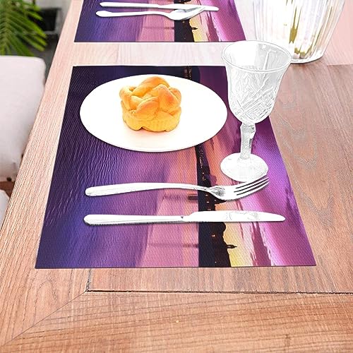 Sets de table violets lavables pour en finir avec les taches de cuisine - 8