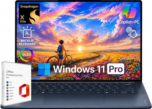 Lenovo Yoga Slim 7X AI PC Laptop, 14.5" 3K OLED 90Hz Touch, Snapdragon X Elite 12-Core 45 Tops NPU, 16GB LPDDR5X, 1TB SSD, Win 11 Pro, WiFi 7, Backlit KB, FHD IR Cam with E-Shutter
