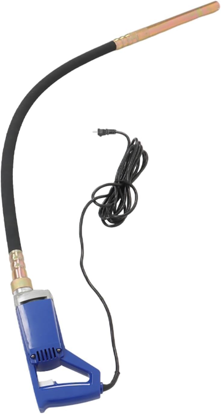 findmall 1500W 110V Electric Concrete Vibrator Hand Held Concrete Vibrator 4.9Ft Long Cement Vibrarator