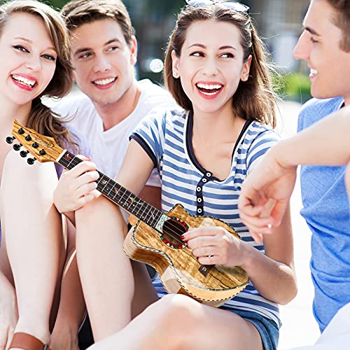 Hricane Ukulélé de concert en érable spalté 58,4 cm pour adultes débutants, ukulélé professionnel en bois avec corps… - Les Beatles, Paul McCartney, John Lennon, RIngo Starr, George Harrison Hricane Ukulélé de concert en érable spalté 58,4 cm pour adultes débutants, ukulélé professionnel en bois avec corps… – Image 8