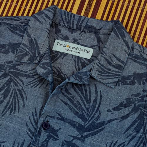 Image of Boys Denim Printed Shirt 2-14 Years