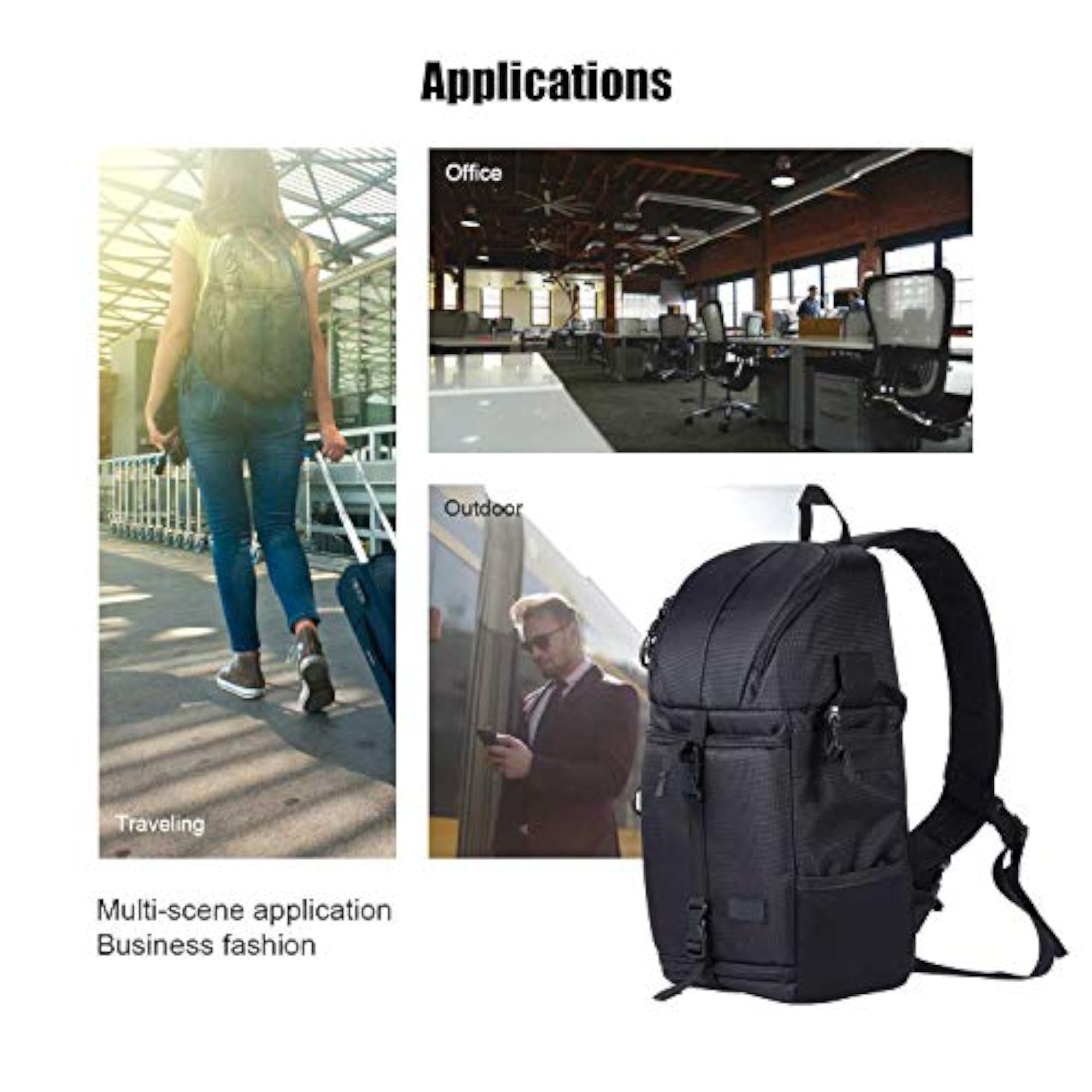 Portable Large Capacity Multi-Function Outdoor Waterproof Backpack