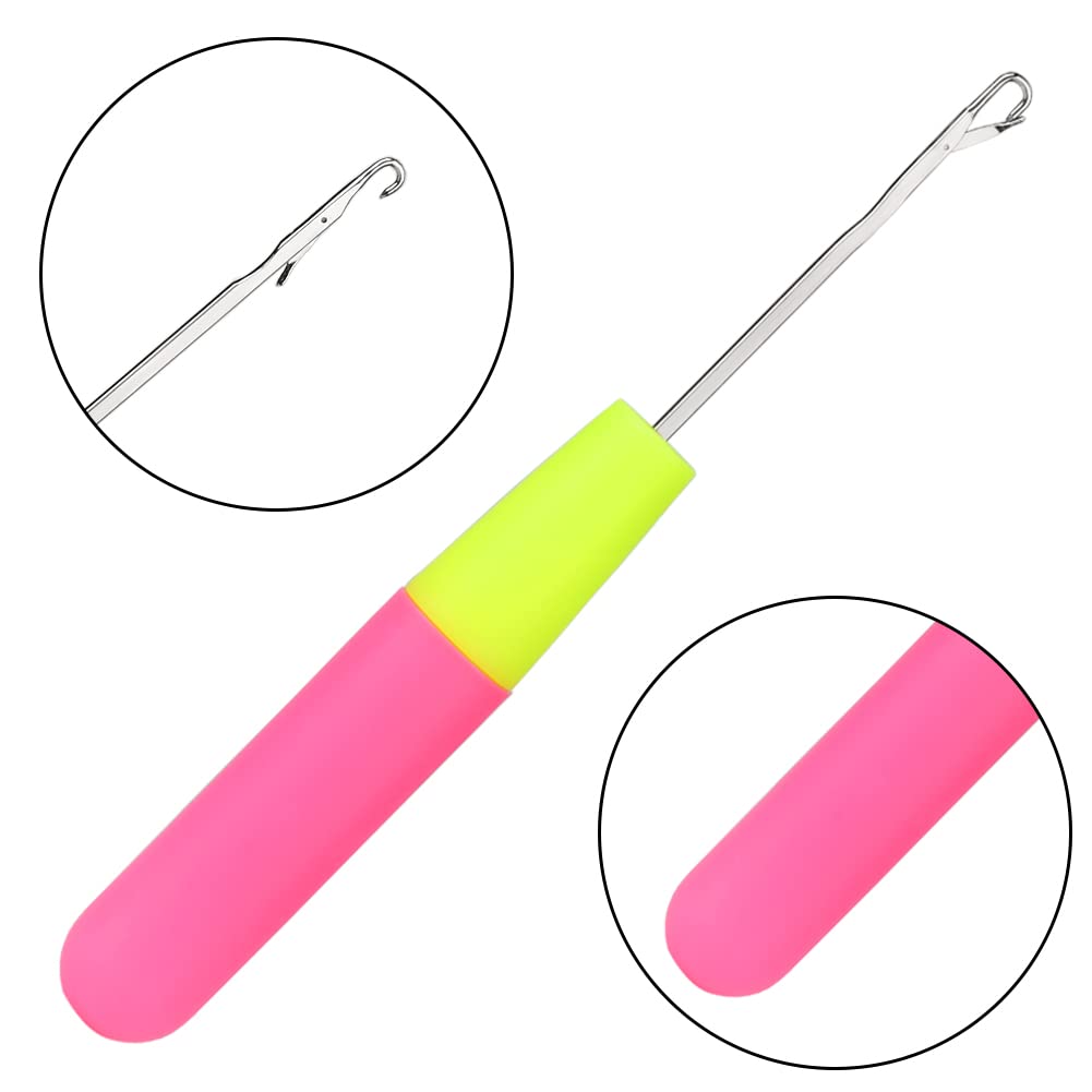 5 Pezzi Gancio Strumenti , Gancio Ago All'uncinetto Per Micro In - Foto 6