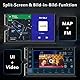 Android Doppel Din Radio mit Wireless Carplay Wireless Android Auto Autoradio mit Bildschirm, 4G+64G 7 Zoll Car Play Auto Radio 2din Touch Display mit Navi, Bluetooth, GPS, WiFi, AM/FM/RDS, AUX/SWC