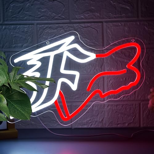 Image of Race Car Neon Sign for Wall Decor Dimmable Racing Neon Light for Man Cave Stylish Vehicle Emblem Light up for Garage Bedroom Decor Birthday Party Gift for Man Size13.7 * 9.4In(A010)