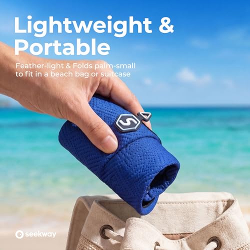 Image of SEEKWAY Water Shoes Quick-Dry Aqua Socks Barefoot Slip-on for Beach Pool Swim River Yoga Lake Surf Women Men Black SK001