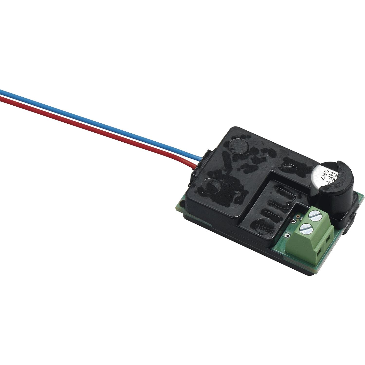 EFF-EFF 760-12-00 Vorlastelektronik 2-polig, Effeff-Türbeschlag für elektrische Türöffner 12/24V, 760.12, Silber