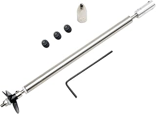 Jutagoss Drive Shaft Fit for 3.17mm Motor Shaft Propeller and Universal Joint for RC Boat,200mm Shaft Length 150mm Sleeve Length 36mm Dia Propeller 1PCS