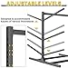 Ultrawall Kayak Storage Rack, Freestanding Kayak Racks For Garage, Adjustable Kayak Stand, Heavy Duty Paddle Board Rack For Kayak, Canoe, Surfboard, 660lbs Capacity, 3 Levels for 6 Kayaks