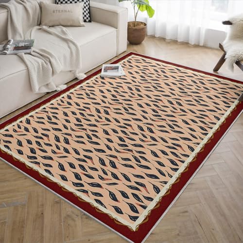 Tapis de porte d’entrée au design abstrait moderne et texture haut de gamme - 2