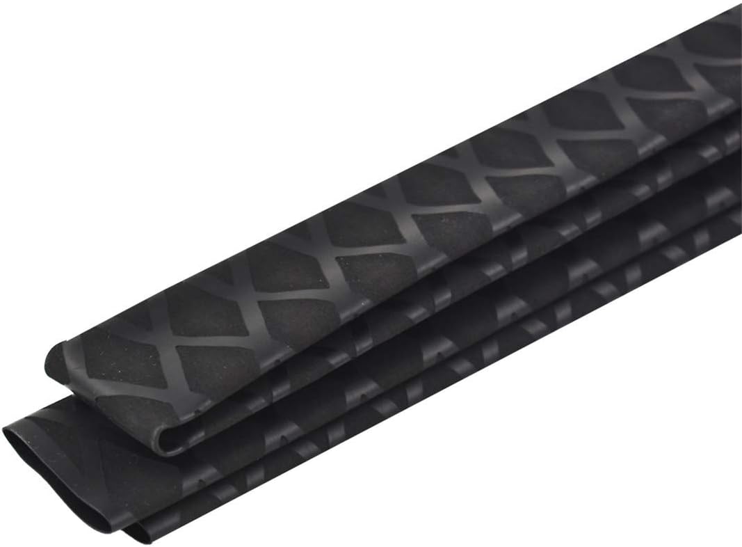 WFLNHB X-Tube Heat Shrink Wrap Tubing for Fishing Rod Grips with Non Slip and Insulation 39"&64" Lengths Durable Repair - 5 Color 14 Sizes