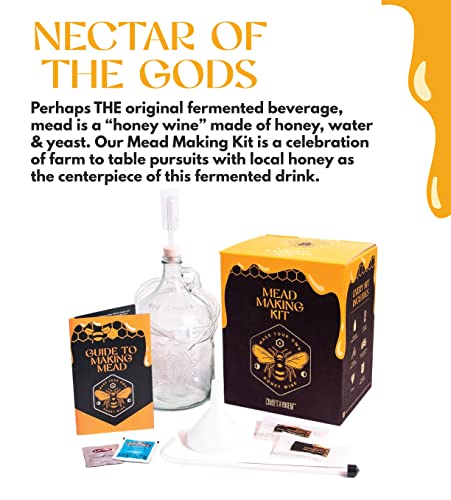 Craft A Brew - Mead Making Kit – Reusable Make Your Own Mead Kit – Yields 1 Gallon Of Mead #TOP6
