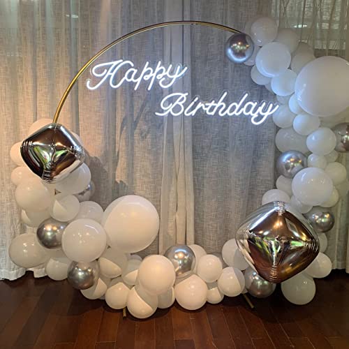 Round Golden Metal Balloon Arch Kit (6.7FT), Wedding Circle Backdrop Stand Frame for Birthday Party, Bridal Shower, Graduation, Photo Background Decoration. - Image 3