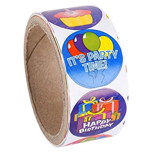 Rhode Island Novelty Happy Birthday Roll Sticker