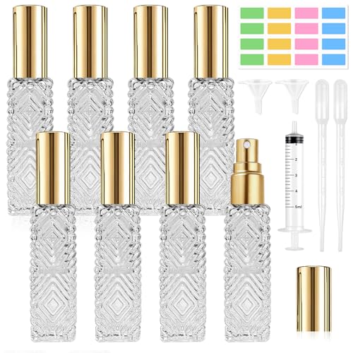 DONQL 8 Unidades Decants Perfumes Vidrio, 13 ml Frasco Perfume...